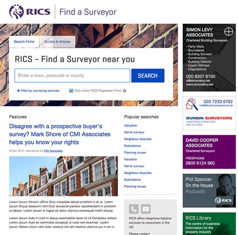 RICS Find a Surveyor .